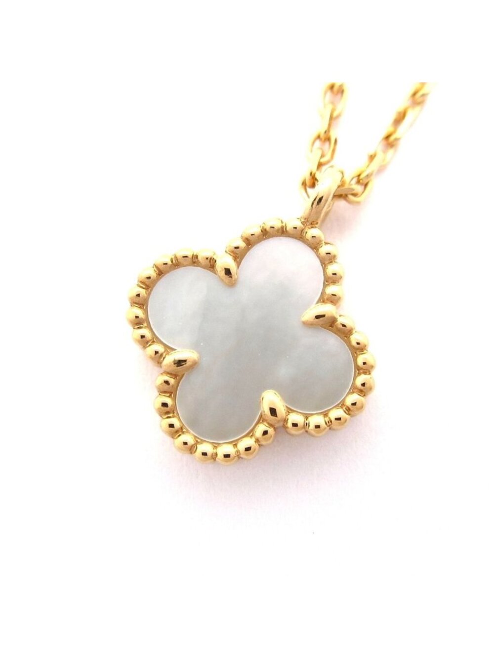Van Cleef & Arpels Necklace Sweetalhambra 18k Pink Gold Mother Observationpearl